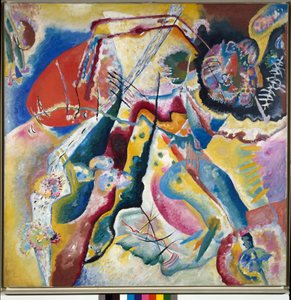 Peinture avec tache rouge - Wassily Kandinsky